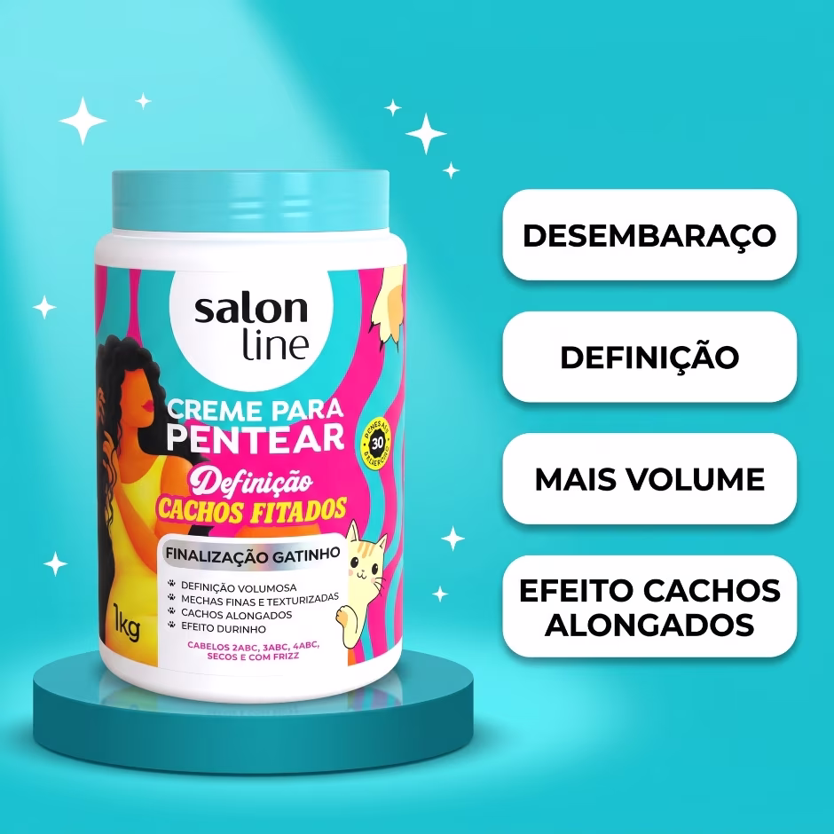 Creme de pentear Definição Cachos Fitados