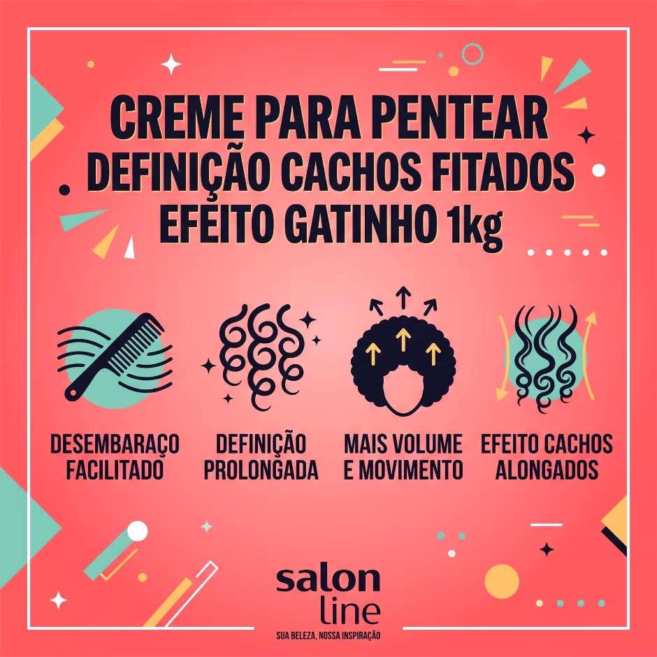 Creme de pentear Definição Cachos Fitados